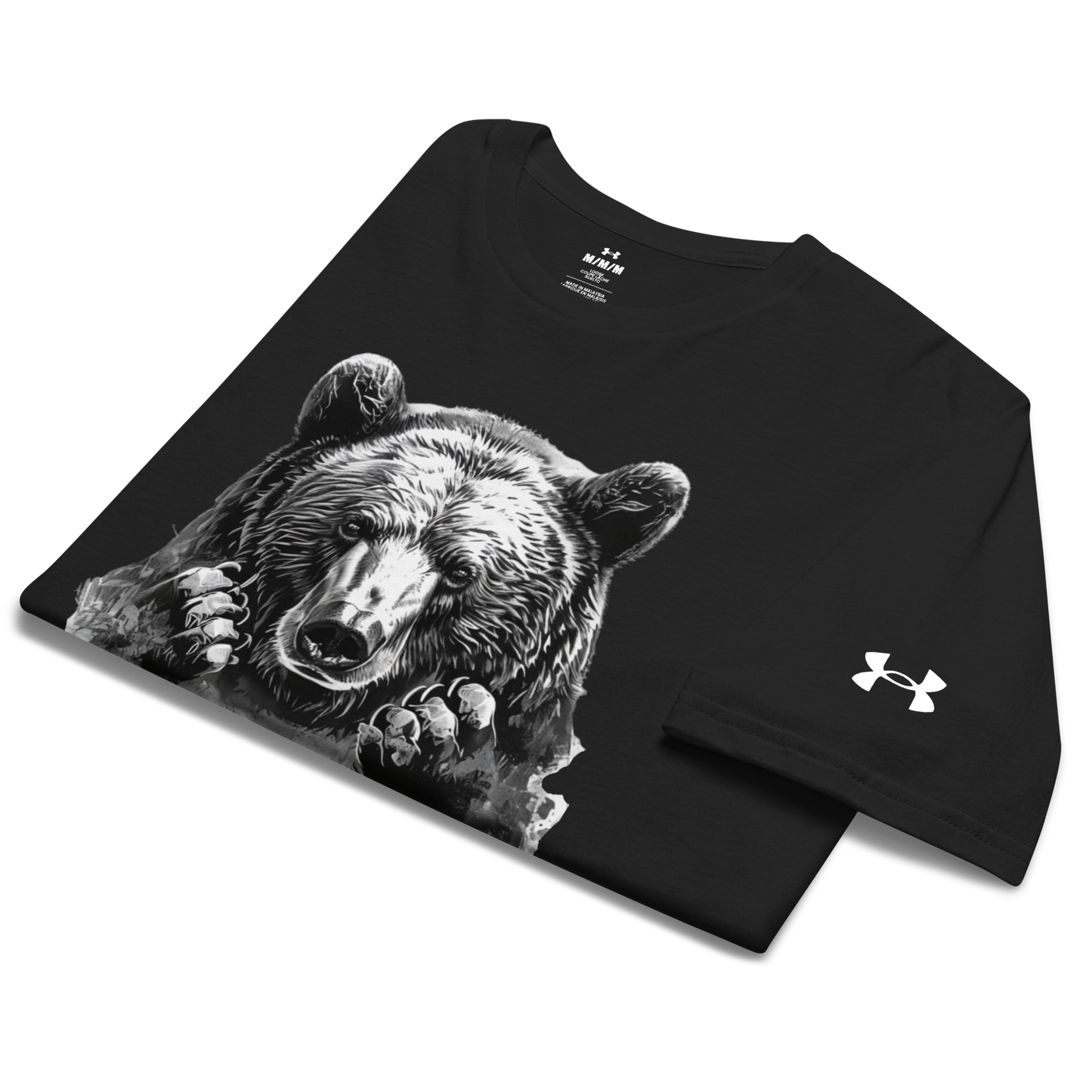 Black bear, Strong Mindset Under Armour athletic t-shirt