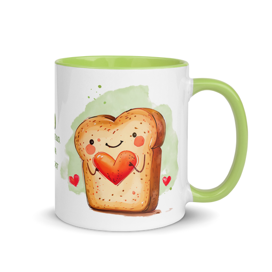 Avo and Toast Mug, Stick Together, Valentines' Day Gift, Couple Goals, with Color Inside